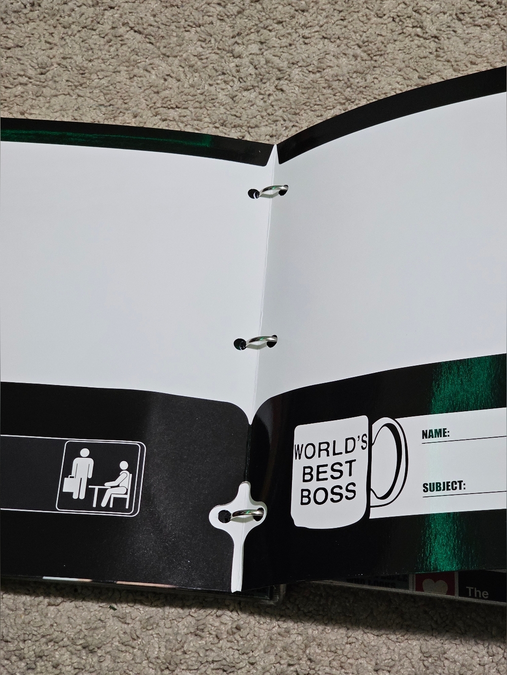 New! The Office Dunder Mifflin Memorabilia Bundle - Binder / Folder / Notebook - Picture 10 of 11
